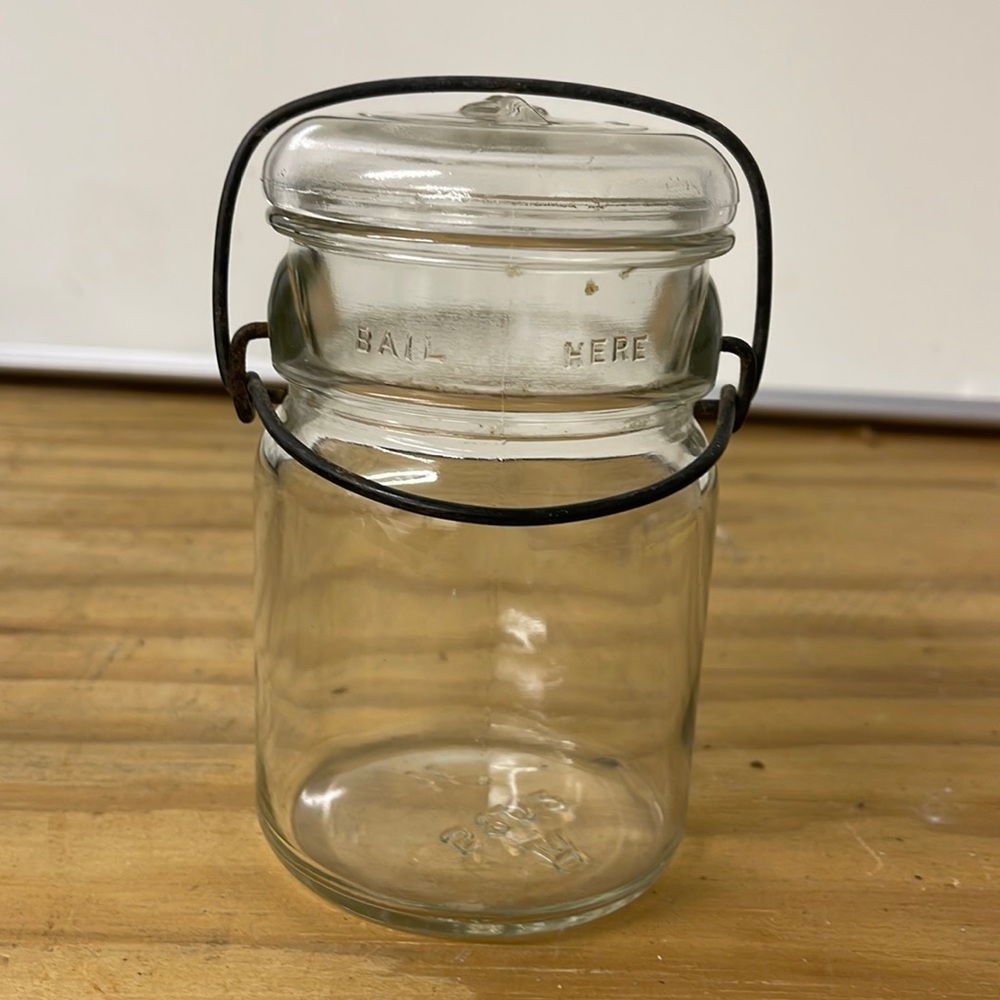 Vintage Hazel-Atlas canning jar